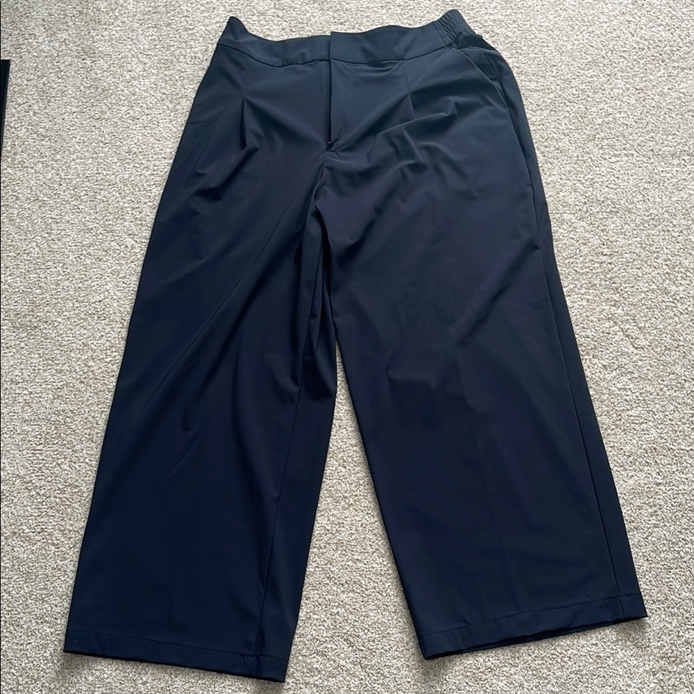 Charcoal gray Athleta wide -Leg Pants